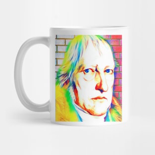 Georg Wilhelm Friedrich Hegel Colourful Portrait | Georg Wilhelm Friedrich Hegel Artwork 11 Mug